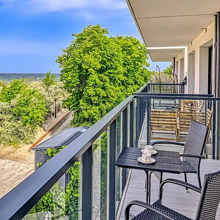 شقة 306 Z Widokiem Na Morze, Z Basenem, Sauna, Jacuzzi, Przy Samej Plazy - 5d *