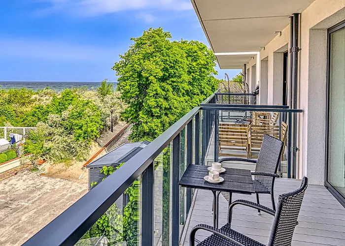 Appartement 306 Z Widokiem Na Morze, Z Basenem, Sauna, Jacuzzi, Przy Samej Plazy - 5d *